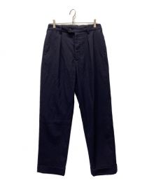 Engineered Garments×SOUTHWICK（エンジニアド ガーメンツ×サウスウィック）の古着「Wool Serge Navy Trousers」｜ネイビー