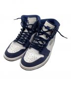 NIKEナイキ）の古着「AIR JORDAN 1 HIGH OG/エアジョーダン1ハイ」｜ネイビー×ホワイト