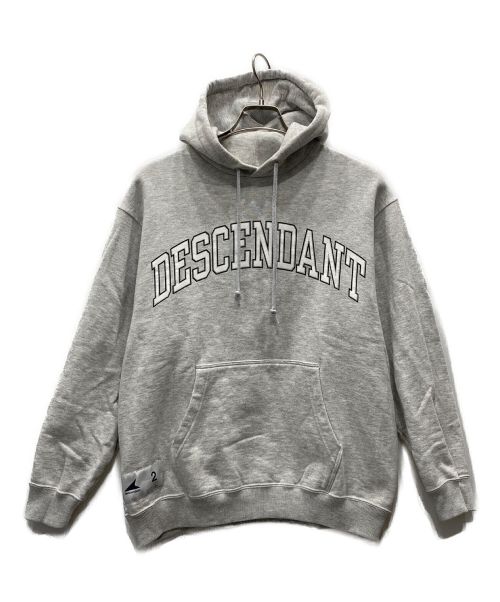 DESCENDANT（ディセンダント）DESCENDANT (ディセンダント) TEAM HOODY グレー サイズ:Mの古着・服飾アイテム