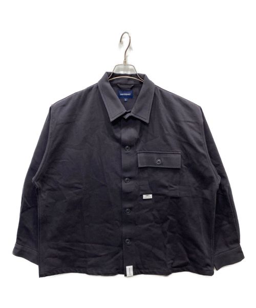 DESCENDANT（ディセンダント）DESCENDANT (ディセンダント) BRONSON ORGANIC COTTON TWILL LS SHIRT ネイビー サイズ:3の古着・服飾アイテム