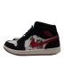 NIKE (ナイキ) Nike Air Jordan 1 Mid ブラック サイズ:26㎝：6800円