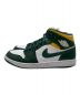 NIKE (ナイキ) AIR JORDAN 1 MID グリーン×ホワイト サイズ:US11：12000円