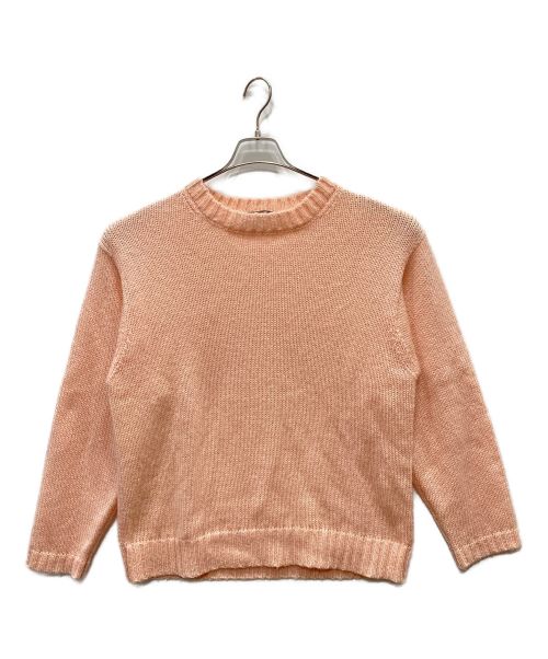 UNUSED（アンユーズド）UNUSED (アンユーズド) 3G crew neck knit ピンク サイズ:3の古着・服飾アイテム