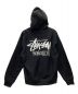 stussy (ステューシー) ショーンロゴバックプリントパーカー ブラック サイズ:L：7800円