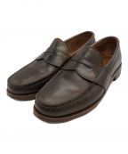 RANCOURTランコート）の古着「Weltline Penny Loafers」｜ブラウン