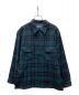 PENDLETON（ペンドルトン）の古着「70‘sオープンカラーシャツ」｜グリーン