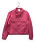 HELMUT LANG（ヘルムートラング）の古着「Pink Denim Trucker Jacket」｜ピンク