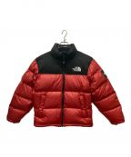 THE NORTH FACEザ ノース フェイス）の古着「NOVELTY NUPTSE DOWN JACKET」｜レッド×ブラック