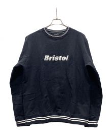 F.C.R.B.（エフシーアールビー）の古着「COLOR RIBBED CREWNECK SWEAT」｜ブラック