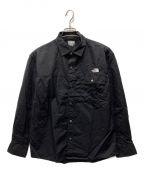 THE NORTH FACEザ ノース フェイス）の古着「L/S Nuptse Shirt」｜ブラック