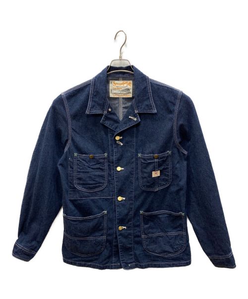 SUGAR CANE（シュガーケーン）SUGAR CANE (シュガーケーン) 11oz. BLUE DENIM WORK COAT インディゴ サイズ:表記無しの古着・服飾アイテム