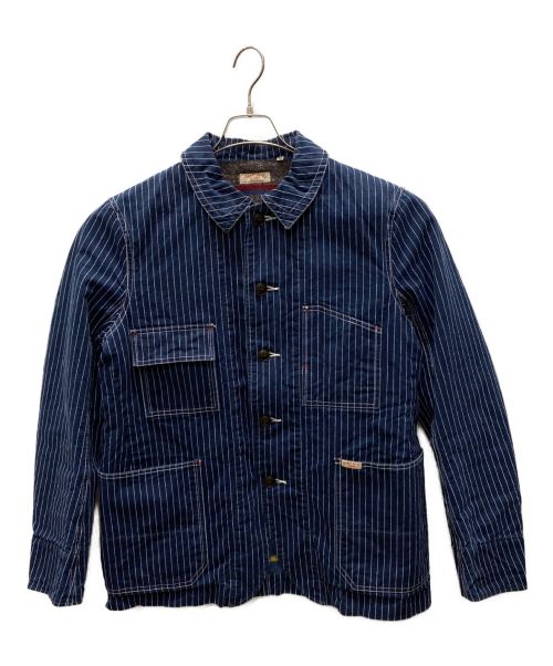 SUGAR CANE（シュガーケーン）SUGAR CANE (シュガーケーン) PINSTRIPE DENIM WORK JACKET インディゴ サイズ:Mの古着・服飾アイテム