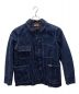 SUGAR CANE（シュガーケーン）の古着「PINSTRIPE DENIM WORK JACKET」｜インディゴ