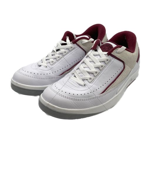 NIKE（ナイキ）NIKE (ナイキ) AIR JORDAN 2 RETRO LOW ボルドー×ホワイト サイズ:26㎝の古着・服飾アイテム