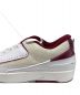 中古・古着 NIKE (ナイキ) AIR JORDAN 2 RETRO LOW ボルドー×ホワイト サイズ:26㎝：5000円