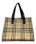 BURBERRY (バーバリー) PVCハウスチェックトート ベージュ：13000円