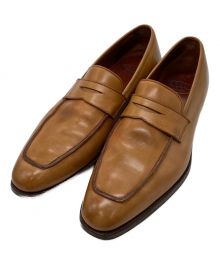 Crockett & Jones（クロケット＆ジョーンズ）の古着「コインローファー」｜キャメル