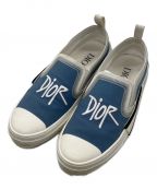 Christian Dior×Shawn Stussyクリスチャン ディオール×ショーン・ステューシー）の古着「B23 Slip On」｜ブルー×ホワイト