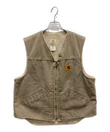 CarHartt（カーハート）の古着「ダック地ベスト」｜ベージュ