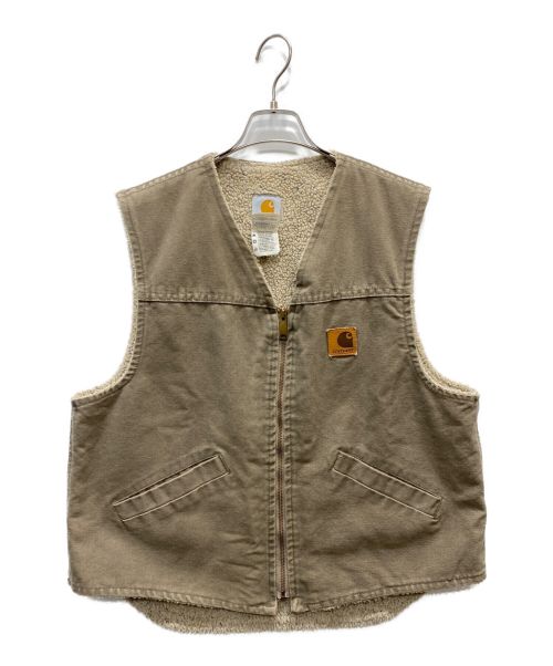 CarHartt（カーハート）CarHartt (カーハート) ダック地ベスト ベージュ サイズ:表記無しの古着・服飾アイテム