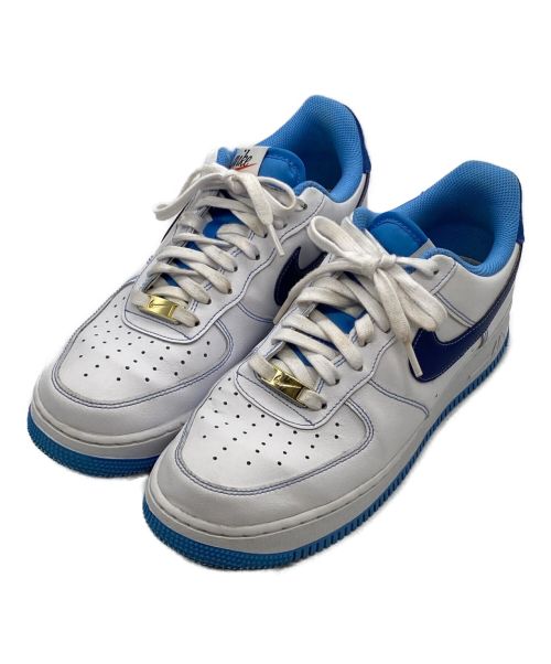 NIKE（ナイキ）NIKE (ナイキ) AIR FORCE 1 LOW ホワイト×ブルー サイズ:27の古着・服飾アイテム