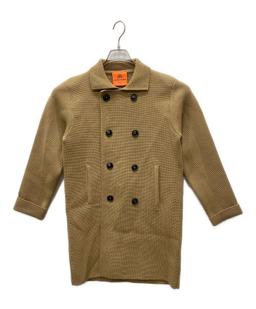 ANDERSEN-ANDERSEN（アンデルセン アンデルセン）ANDERSEN-ANDERSEN (アンデルセン アンデルセン) ニット Pコート キャメル サイズ:Sの古着・服飾アイテム