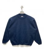 STEVEN ALANスティーブンアラン）の古着「MILANO WIDE MOCK NECK SWEATER」｜ネイビー