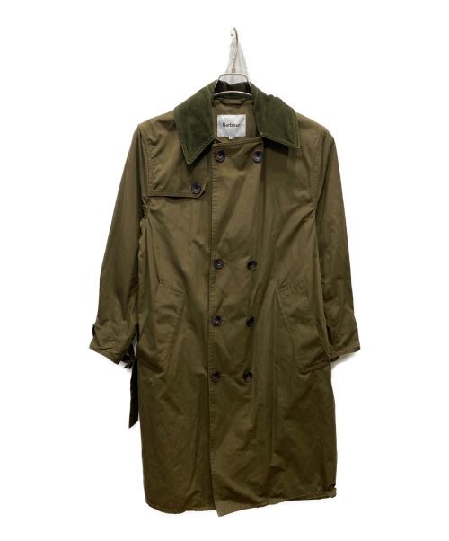 Barbour（バブアー）Barbour (バブアー) BEAMS F (ビームスエフ) 別注ウィットレイトレンチコート グリーン サイズ:34の古着・服飾アイテム