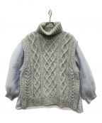 Ameriアメリ）の古着「UNDRESSED COTTON CANDY SLEEVE KNIT」｜ブルー