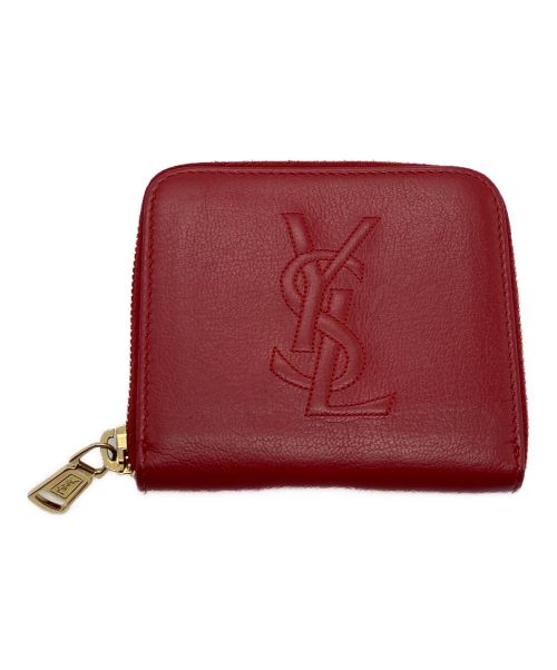 Yves Saint Laurent（イヴサンローラン）Yves Saint Laurent (イヴサンローラン) コンパクトウォレット レッドの古着・服飾アイテム