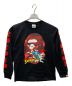 A BATHING APE（アベイシングエイプ）の古着「SUPERMAN LONG SLEEVE TEE」｜ブラック