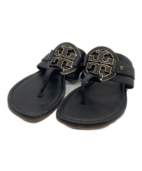 TORY BURCH（トリーバーチ）TORY BURCH (トリーバーチ) AMANDA FLAT THONG ブラック サイズ:8.5の古着・服飾アイテム