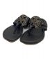 TORY BURCH（トリーバーチ）の古着「AMANDA FLAT THONG」｜ブラック