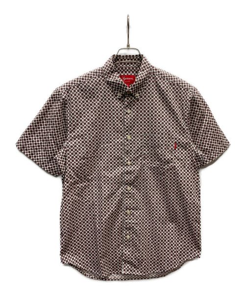 SUPREME（シュプリーム）Supreme (シュプリーム) Foulard shirt ホワイト×レッド サイズ:Sの古着・服飾アイテム