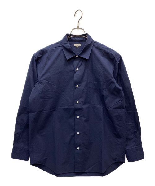 SCYE（サイ）SCYE (サイ) PERU COTTON POPLIN OVER SHIRT ネイビー サイズ:38の古着・服飾アイテム