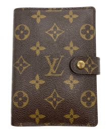 LOUIS VUITTON（ルイ ヴィトン）の古着「アジェンダPM 手帳カバー」｜ブラウン