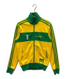 adidas（アディダス）の古着「トラックジャケット」｜イエロー×グリーン