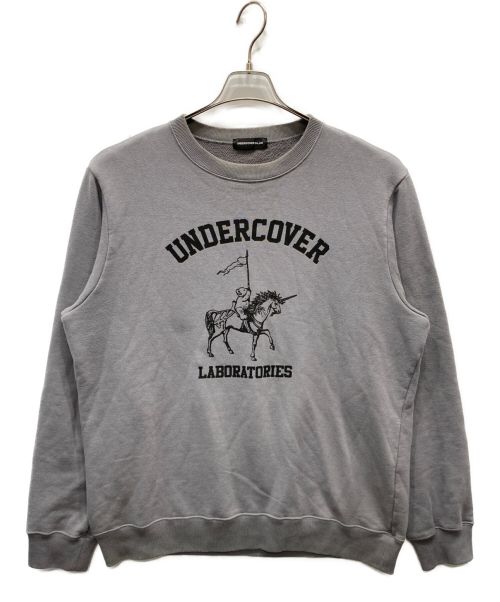 UNDERCOVER（アンダーカバー）UNDERCOVER (アンダーカバー) UNICORN BEAR SWEAT グレー サイズ:5の古着・服飾アイテム