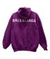 BALENCIAGA (バレンシアガ) Back Logo Hoodie パープル サイズ:S：22000円