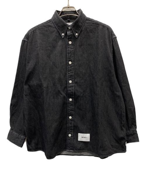 WTAPS（ダブルタップス）WTAPS (ダブルタップス) LS COTTON DENIM ブラック サイズ:02の古着・服飾アイテム