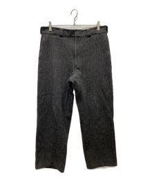 WOOLRICH（ウールリッチ）の古着「ヘリンボーンウールパンツ」｜グレー