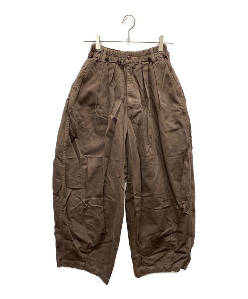 HARVESTY（ハーベスティー）HARVESTY (ハーベスティー) CIRCUS PANTS ブラウン サイズ:1の古着・服飾アイテム