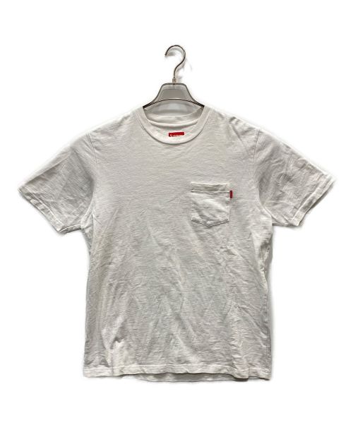 SUPREME（シュプリーム）Supreme (シュプリーム) S/S Pocket Tee ホワイト サイズ:Mの古着・服飾アイテム