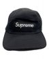 中古・古着 Supreme (シュプリーム) BOX LOGO CAMP CAP ブラック：8000円