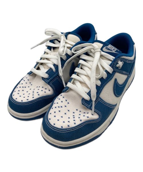 NIKE（ナイキ）NIKE (ナイキ) DUNK LOW RETRO SE ブルー×ホワイト サイズ:24の古着・服飾アイテム