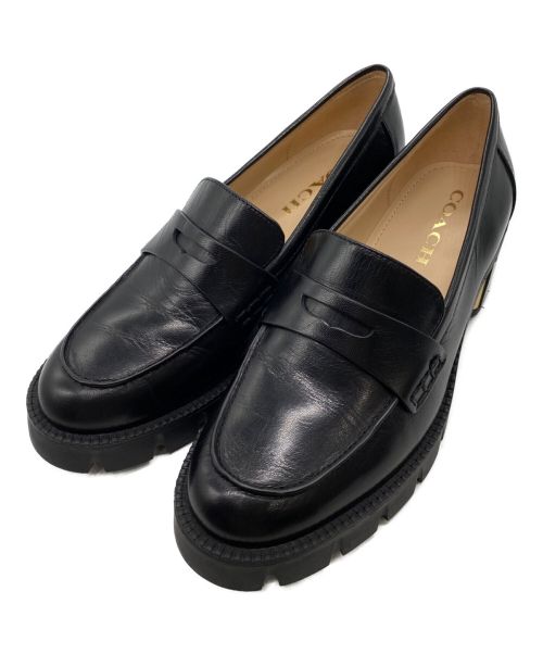 COACH（コーチ）COACH (コーチ) CORA LOAFER PUMP ブラック サイズ:24㎝の古着・服飾アイテム