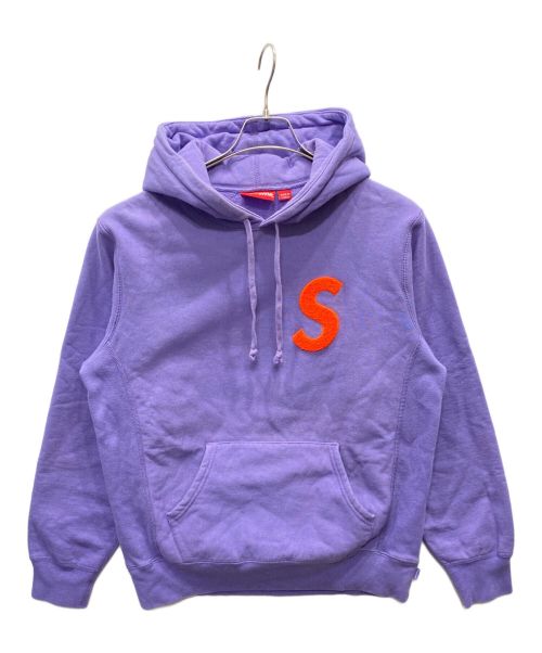 SUPREME（シュプリーム）SUPREME (シュプリーム) S Logo Hooded Sweatshirt パープル サイズ:Mの古着・服飾アイテム