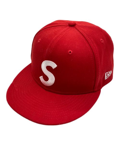 SUPREME（シュプリーム）Supreme (シュプリーム) New Era (ニューエラ) Jesus Piece S Logo New Era レッド サイズ:7 5/8の古着・服飾アイテム