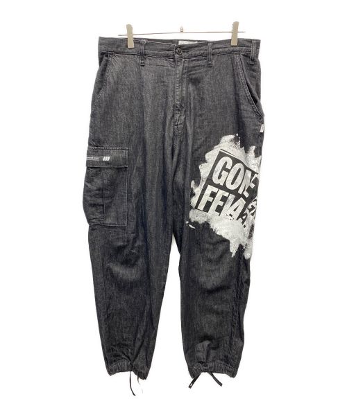 WTAPS（ダブルタップス）WTAPS (ダブルタップス) 23SS MILT2002 TROUSERS COTTON DENIM PASTHG ブラック サイズ:3の古着・服飾アイテム