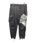 WTAPS（ダブルタップス）の古着「23SS MILT2002 TROUSERS COTTON DENIM PASTHG」｜ブラック